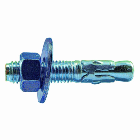 Torquemaster Torquemaster Wedge Anchor, 3-1/2" L, Steel Blue Ruspert, 10 PK 51807